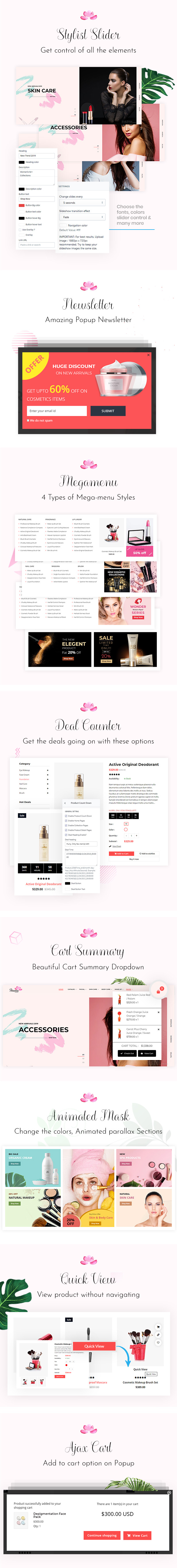 Sheena - Beauty Cosmetic Shopify Theme - 2